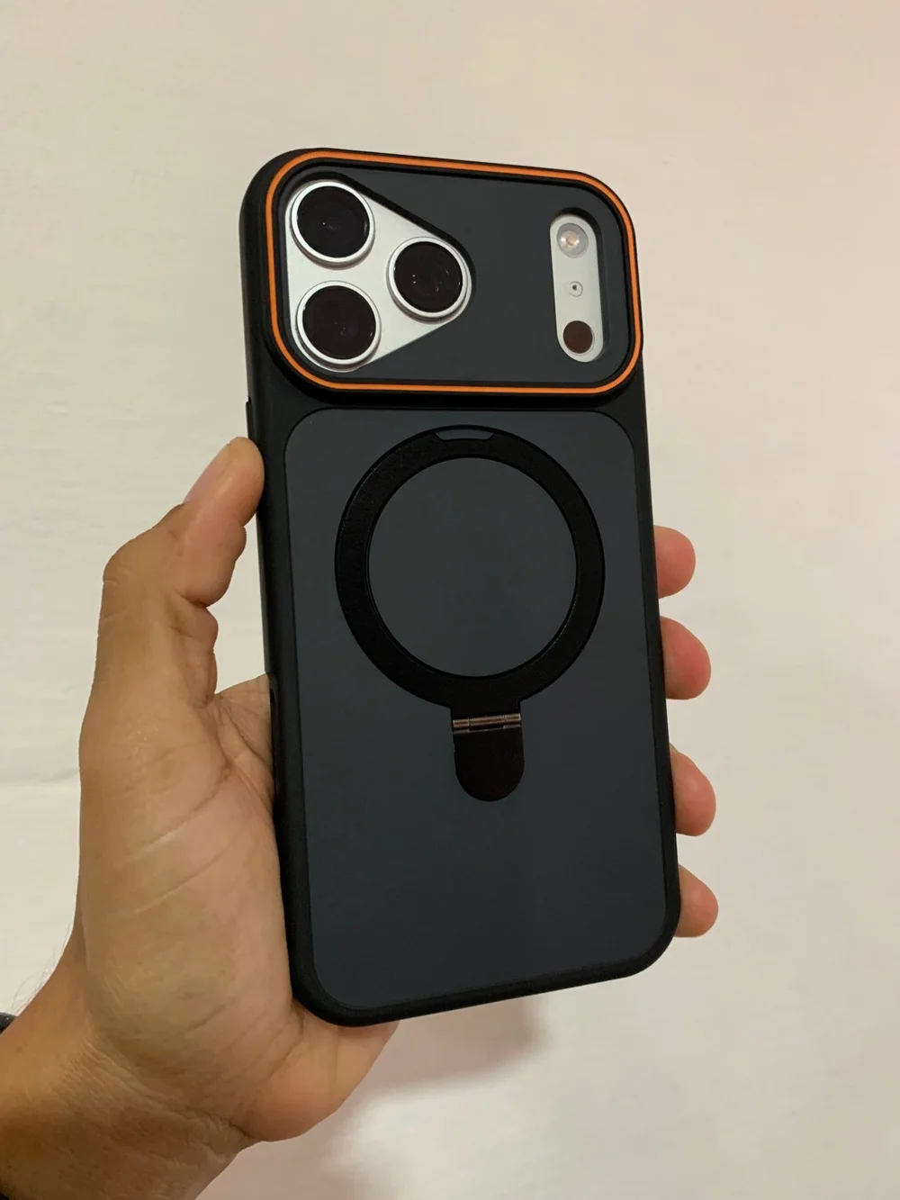 2 Phone Cases for Iphone 17 Pro Max with screen protector - Black / Navy